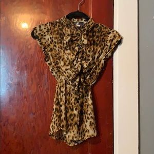 Leopard blouse